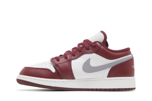 Jordan 1 Low Bordeaux (GS) 553560-615 - Arviolet photo 3