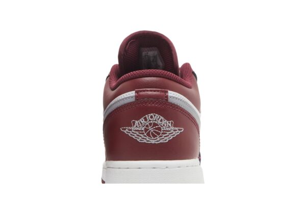 Jordan 1 Low Bordeaux (GS) 553560-615 - Arviolet photo 7