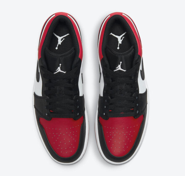 Jordan 1 Low Bred Toe 5553558-612 - Arviolet photo 5