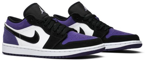 Jordan 1 Low Court Purple 553558-125 - Arviolet photo 4