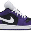 Jordan 1 Low Court Purple Black 553558-501 - Arviolet photo 1