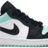 Jordan 1 Low Emerald Toe 553558-117 - Arviolet photo 1