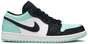Jordan 1 Low Emerald Toe 553558-117 - Arviolet photo 1