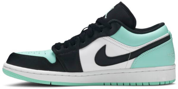 Jordan 1 Low Emerald Toe 553558-117 - Arviolet photo 2