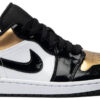 Jordan 1 Low Gold Toe CQ9447-700 - Arviolet photo 1