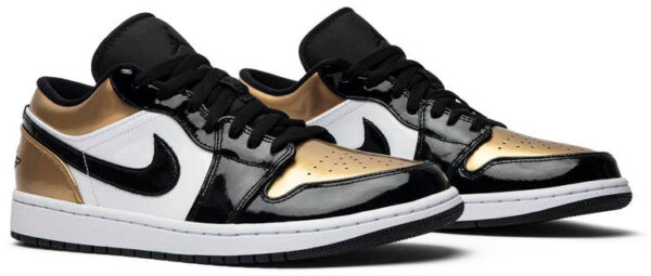 Jordan 1 Low Gold Toe CQ9447-700 - Arviolet photo 3