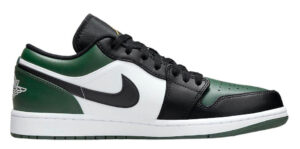 Jordan 1 Low Green Toe 553558-371 - Arviolet photo 1