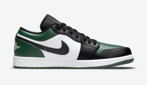 Jordan 1 Low Green Toe 553558-371 - Arviolet photo 2