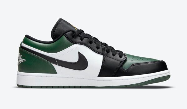 Jordan 1 Low Green Toe 553558-371 - Arviolet photo 2