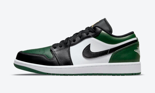 Jordan 1 Low Green Toe 553558-371 - Arviolet photo 3