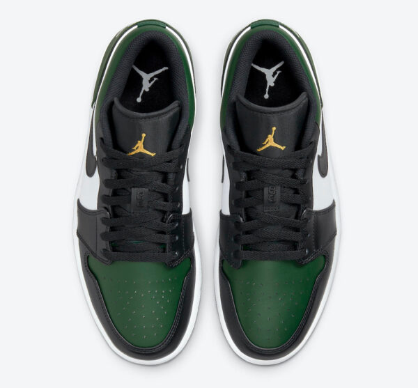 Jordan 1 Low Green Toe 553558-371 - Arviolet photo 5