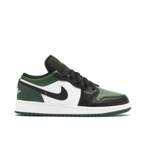 Jordan 1 Low Green Toe (GS) 553560-371 - Arviolet photo 1