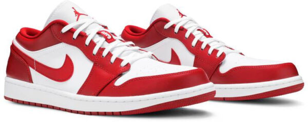 Jordan 1 Low Gym Red White 553558-611 - Arviolet photo 3