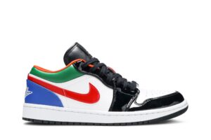 Jordan 1 Low Multi-Color Black Toe (Women's) CZ4776-101 - Arviolet photo 1
