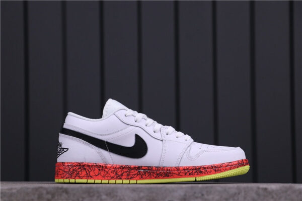 Jordan 1 Low Multi-Color Midsoles White (GS) CV9548-100 - Arviolet photo 3