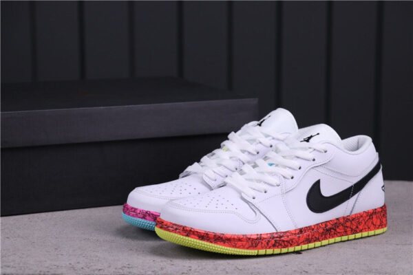 Jordan 1 Low Multi-Color Midsoles White (GS) CV9548-100 - Arviolet photo 4