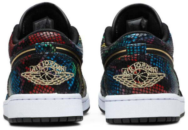 Jordan 1 Low Multicolor Snakeskin (2020) (Women's) CW5580-001 - Arviolet photo 4