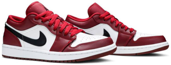 Jordan 1 Low Noble Red 553558-604 - Arviolet photo 3