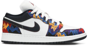 Jordan 1 Low Nothing But Net (GS) CZ8657-100 - Arviolet photo 1