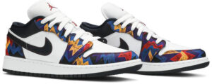 Jordan 1 Low Nothing But Net (GS) CZ8657-100 - Arviolet photo 2