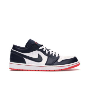 Jordan 1 Low Obsidian Ember Glow 553558-481 - Arviolet photo 1