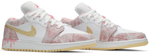 Jordan 1 Low Paint Drip (GS) CW7104-601 - Arviolet photo 3