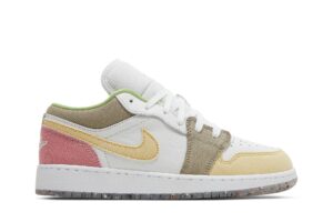 Jordan 1 Low Pastel Grind Vivid Green (GS) DJ0341-100 - Arviolet photo 1