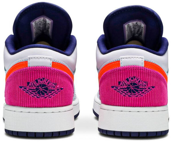 Jordan 1 Low Pink Corduroy (GS) 554723-502 - Arviolet photo 4