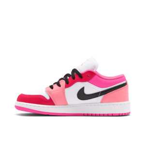 Jordan 1 Low Pink Red (GS) 553560-162 - Arviolet photo 2
