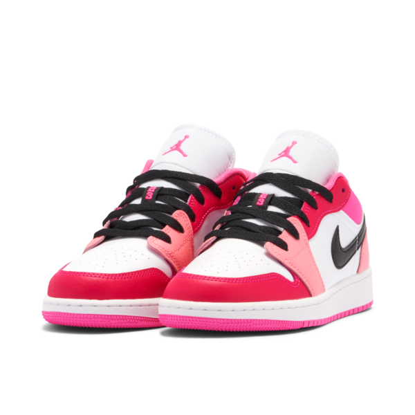 Jordan 1 Low Pink Red (GS) 553560-162 - Arviolet photo 4