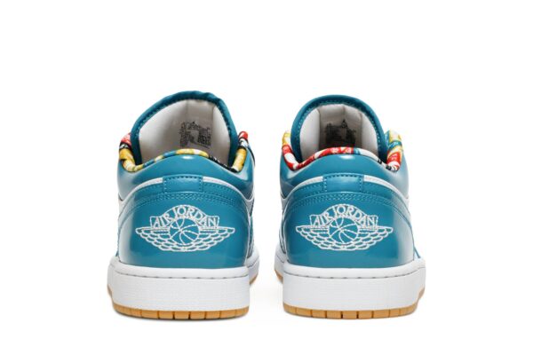 Jordan 1 Low SE Barcelona Cyber Teal DC6991-400 - Arviolet photo 6