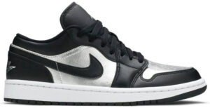 Jordan 1 Low SE Black Metallic Silver (Women's) DA5551-001 - Arviolet photo 1