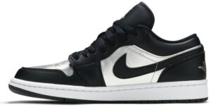 Jordan 1 Low SE Black Metallic Silver (Women's) DA5551-001 - Arviolet photo 2