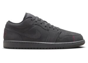 Jordan 1 Low SE Craft Dark Smoke Grey Varsity Red FD8635-001 - Arviolet photo 1