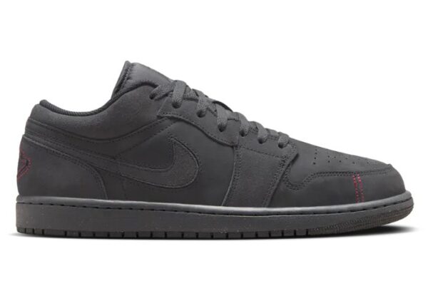 Jordan 1 Low SE Craft Dark Smoke Grey Varsity Red FD8635-001 - Arviolet photo 1