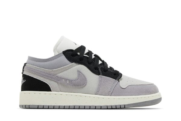 Jordan 1 Low SE Craft Tech Grey Black (GS) FD9088-002 - Arviolet photo 1