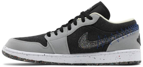 Jordan 1 Low SE Crater Black Grey DM4657-001 - Arviolet photo 2