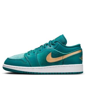 Jordan 1 Low SE Geode Teal Metallic Gold (GS) FB9896-300 - Arviolet photo 2
