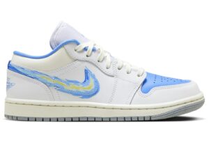 Jordan 1 Low SE Just Skate University Blue (Women's) FJ7219-441 - Arviolet photo 1