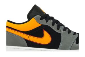 Jordan 1 Low SE Light Graphite Vivid Orange FN7308-008 - Arviolet photo 2