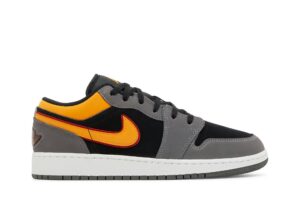Jordan 1 Low SE Light Graphite Vivid Orange (GS) FN7671-008 - Arviolet photo 1