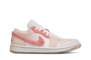 Jordan 1 Low SE Mighty Swooshers Pink (Women's) DM5443-666 - Arviolet photo 1