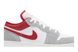 Jordan 1 Low SE Smoke Grey Gym Red (GS) DM0589-016 - Arviolet photo 2