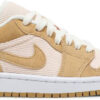 Jordan 1 Low SE Twine Orange Quartz Corduroy (Women's) DH7820-700 - Arviolet photo 1