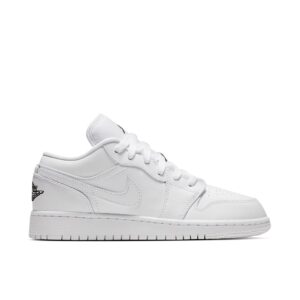 Jordan 1 Low Triple White (GS) 553560-110 - Arviolet photo 1