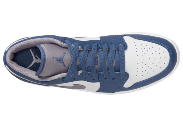 Jordan 1 Low True Blue 553558-412 - Arviolet photo 2