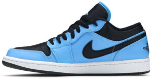 Jordan 1 Low University Blue Black 553558-403 - Arviolet photo 2