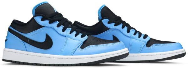 Jordan 1 Low University Blue Black 553558-403 - Arviolet photo 3