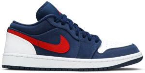 Jordan 1 Low USA CZ8454-400 - Arviolet photo 1