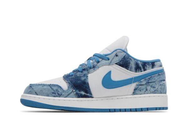 Jordan 1 Low Washed Denim (GS) DM8947-100 - Arviolet photo 3